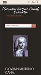 Mobile Screenshot of canalettogallery.org